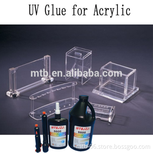 Hot Sale Fast Curing UV Clear Plastic Glue for Crystal